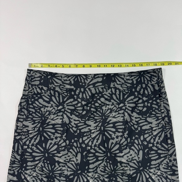 Rip Skirt Hawaii Length 2 Wrap Shibori Charcoal - Picture 4 of 5
